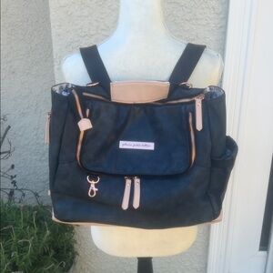 Petunia Pickle Bottom Pivot Pack Blue/Pink Convertible Diaper Bag